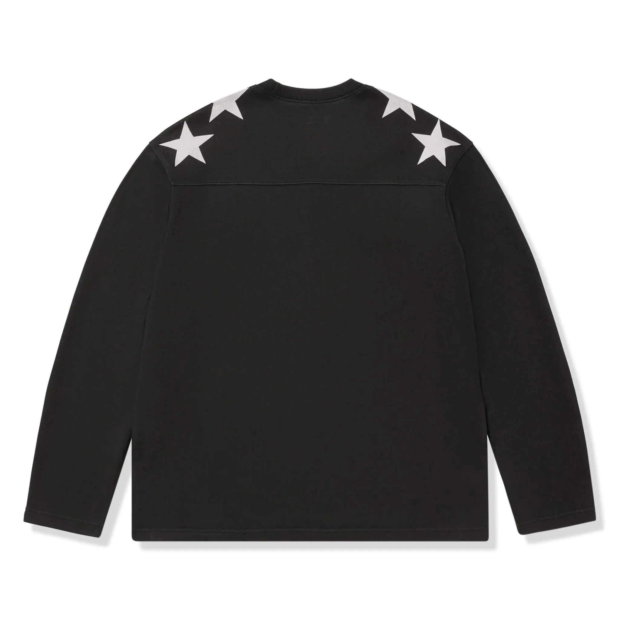 Back View of Supreme x Playboy L/S Black Football Top (SS26)
